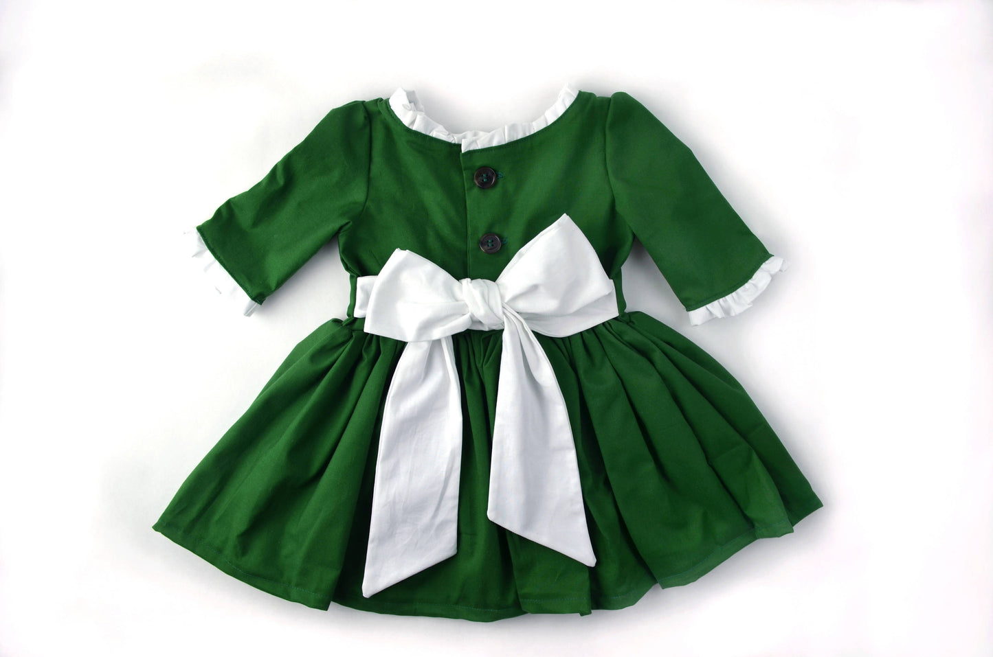Christmas dress, baby girl Christmas, Toddler Christmas dress, girls Christmas dress, green dress, green and white dress, formal Christmas