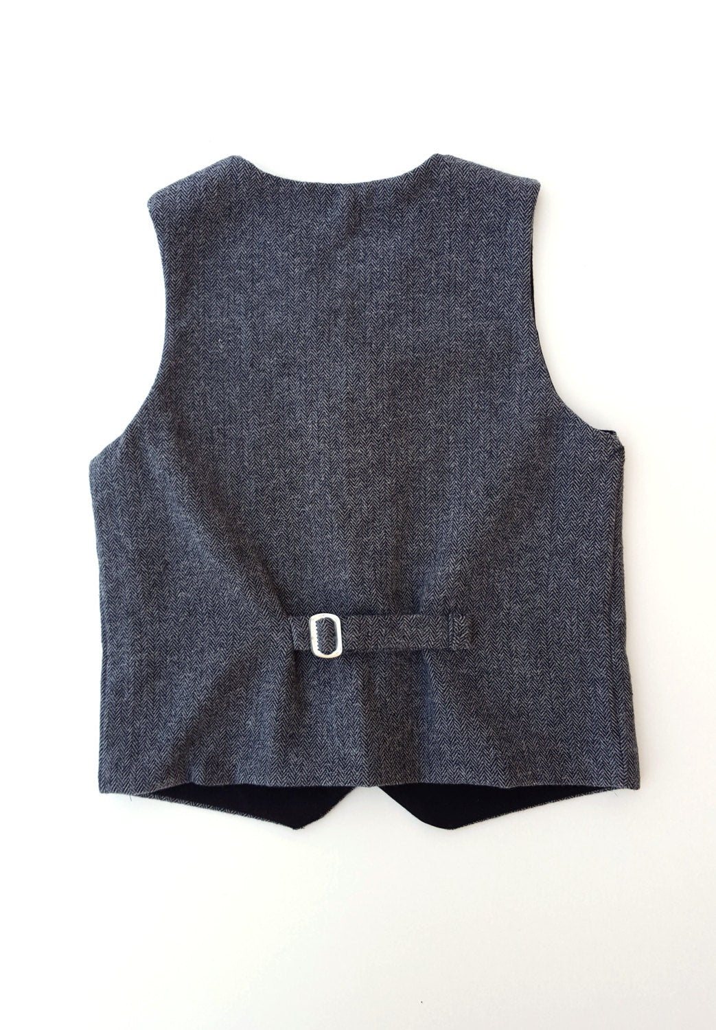 ring bearer outfit, linen and cotton vests for vintage weddings, baby, toddler and youth sizes, charcoal herringbone