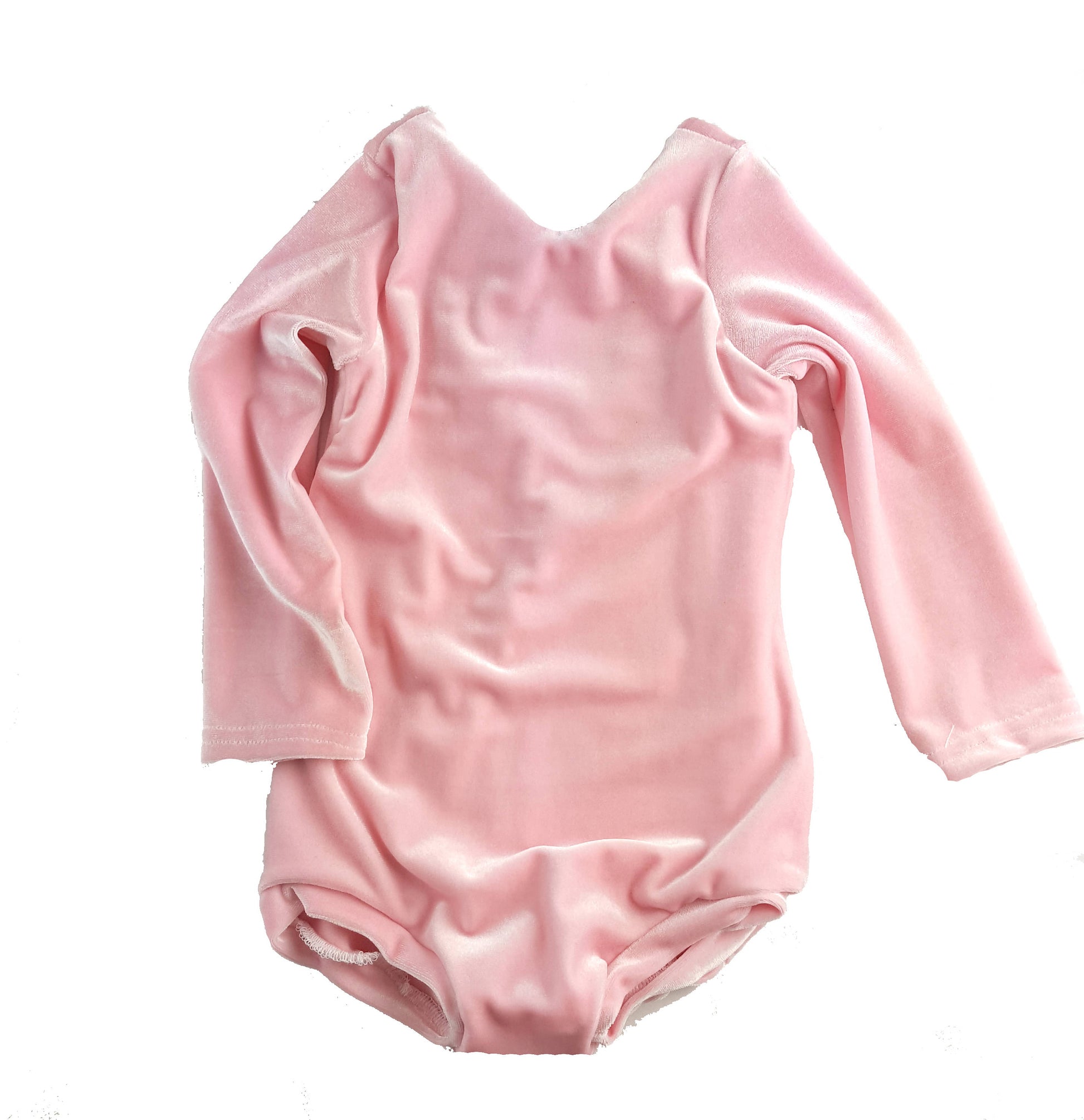 Blush pink velvet leotard in baby, toddler and girls sizes. Perfect for dances, birthdays and baby gifts!