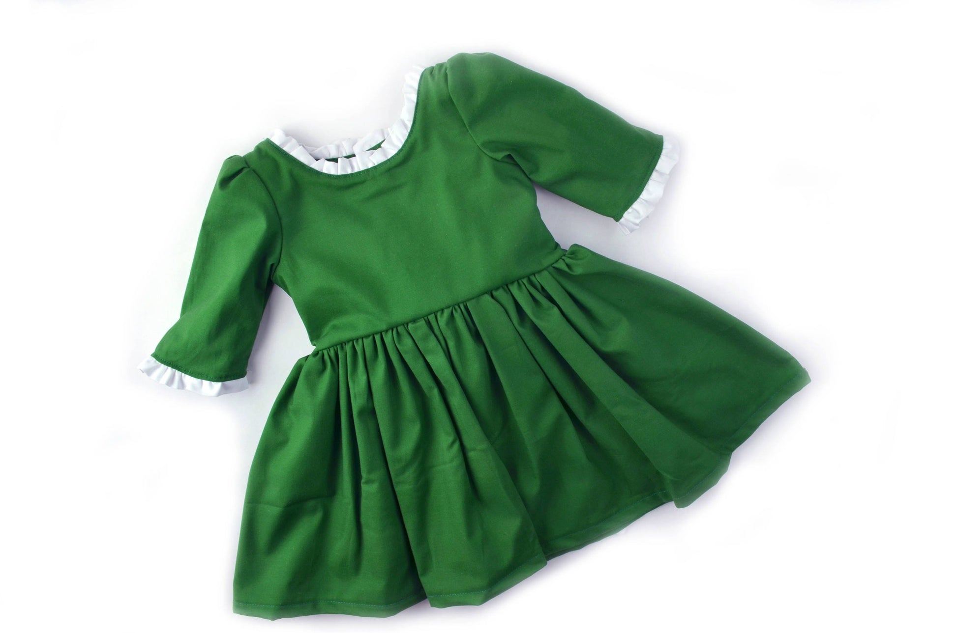 Christmas dress, baby girl Christmas, Toddler Christmas dress, girls Christmas dress, green dress, green and white dress, formal Christmas