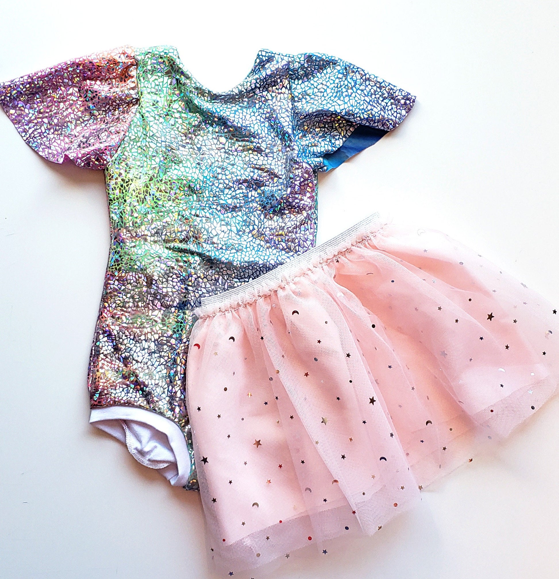 mermaid leotard, baby toddler girls sizes, birthday outfit, dance pagents, sparkle holographic leotard and tutu