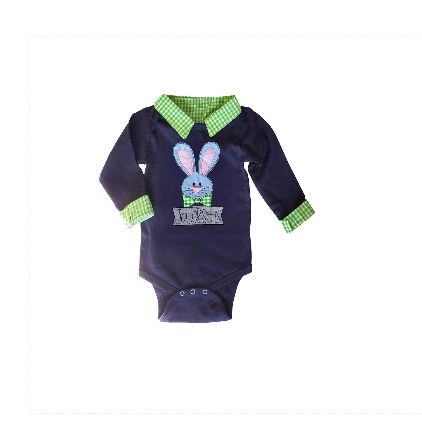 Boys customized Easter outfit, Personalized Easter bodysuit,